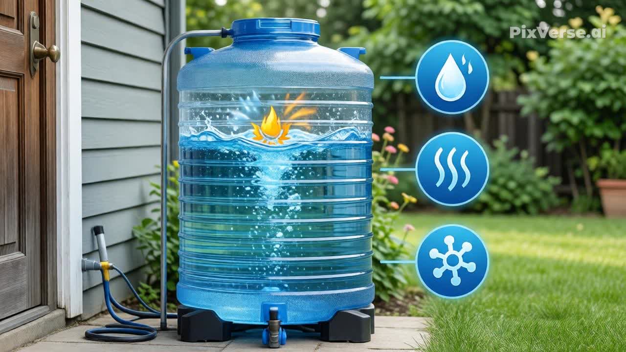 جهاز تبريد خزان الماء بنظام كمبروسر: الحل الأمثل لصيف حار